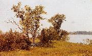 Albert Bierstadt Sailboats on the Hudson at Irvington Germany oil painting artist